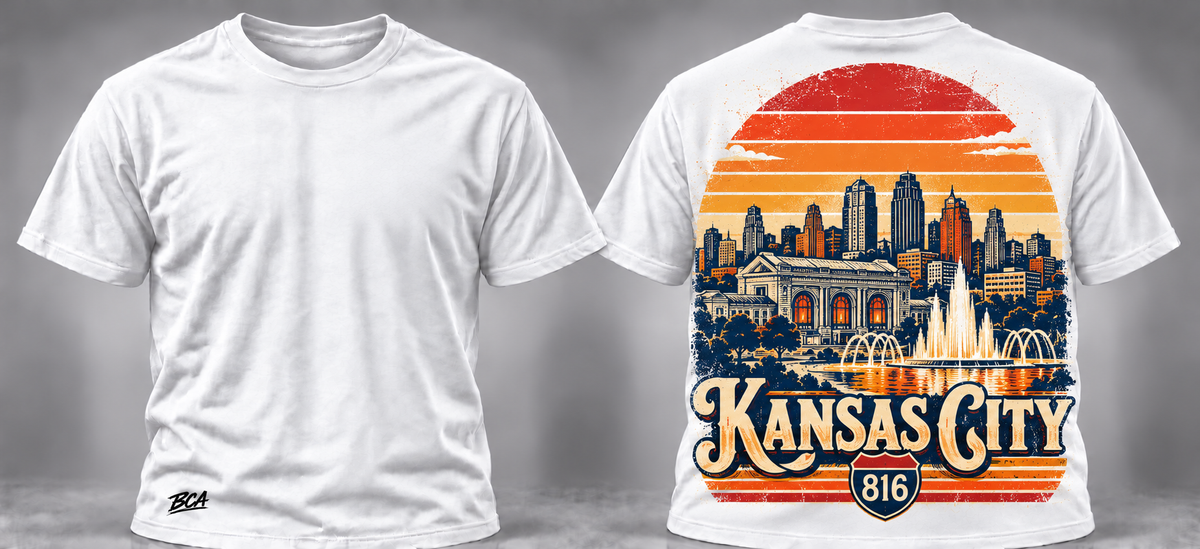 Kansas City 816 Skyline Graphic T-Shirt
